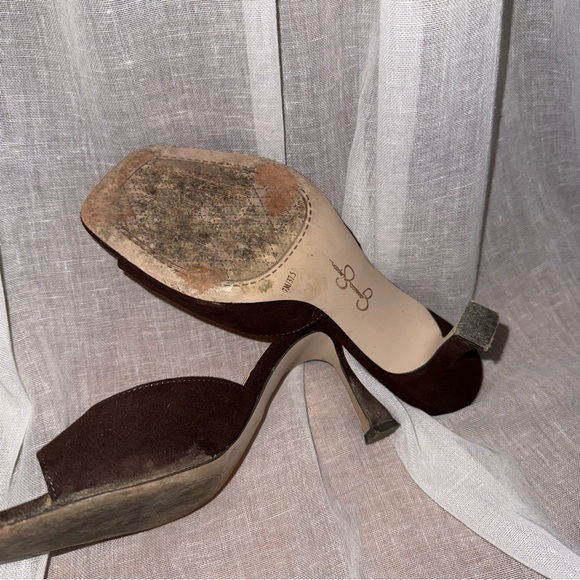 Jessica Simpson Brown Women's Heels - Picture 2 of 2